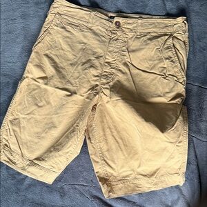 American Eagle Outfitters Men's Khaki Cargo Shorts